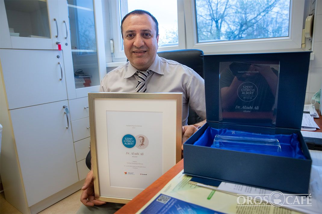 dr. Alzubi Ali kapta a Szent-Györgyi Albert Orvosi Díj különdíját